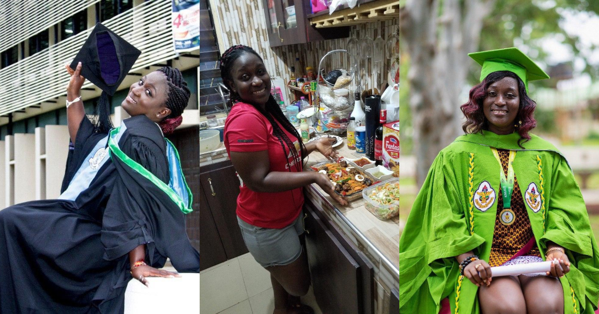 Doris Obenewaa Darko: Lady who sells food with a BSc in Mathematics and an MSc in Actuarial Science