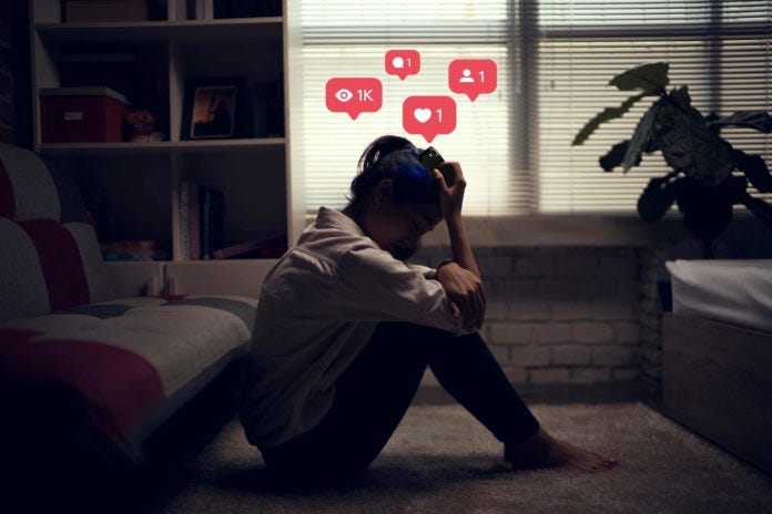 Social media depression