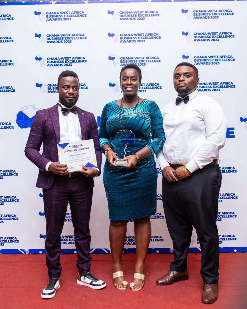 Kofikrom Pharmacy Ltd. honoured at Ghana-West Africa Business Excellence Awards 2023